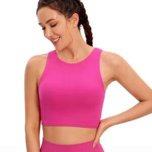 Lululemon power pivot ribbed tank top sonic pink